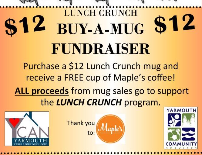 May 2018: Lunch Crunch Buy-A-Mug Fundraiser